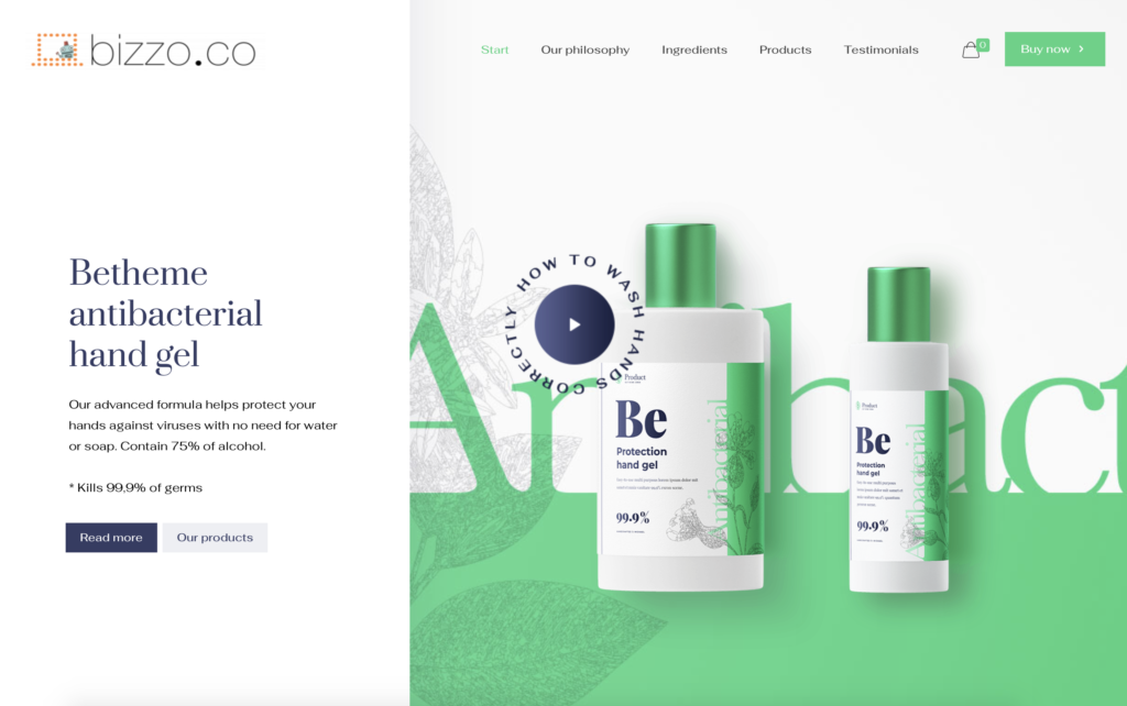 Bizzo.co Online Store Web Design